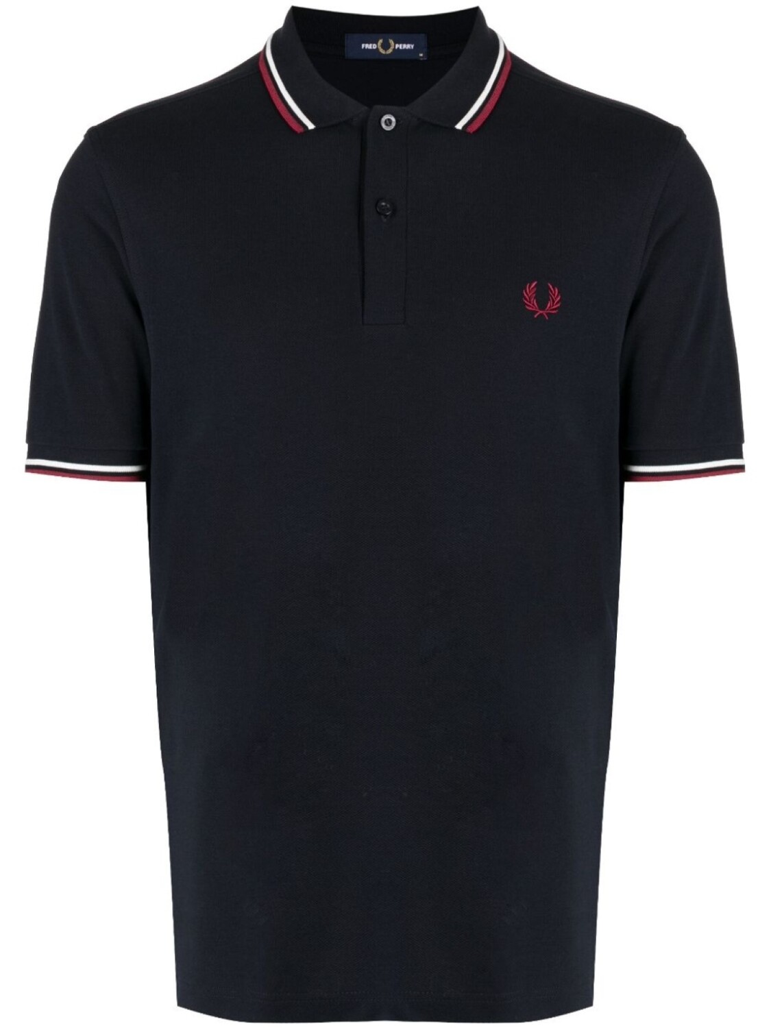 

Fred Perry рубашка поло с контрастной отделкой, синий