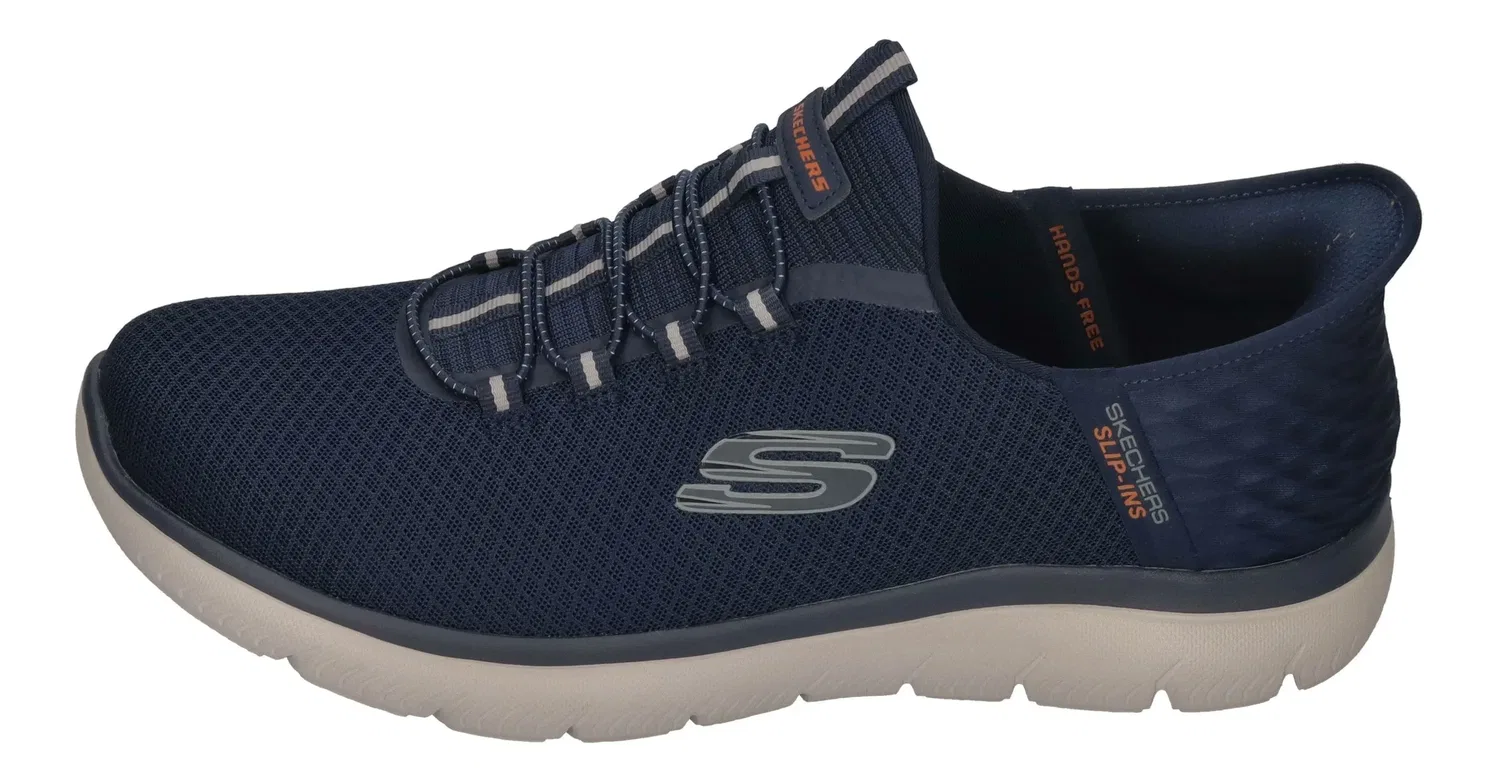 Кроссовки низкие с шнуровкой Skechers, синий — фото 2