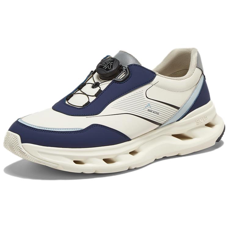 

SKAP Низкие повседневные мужские туфли экрю и синие, цвет Ecru/Blue