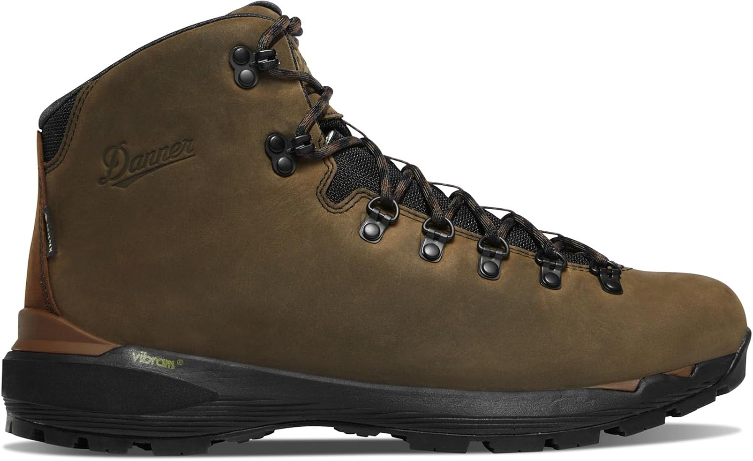 Мужские водонепроницаемые туристические ботинки Danner Mountain 600 Evo 4.5, черный/коричневый — фото 2