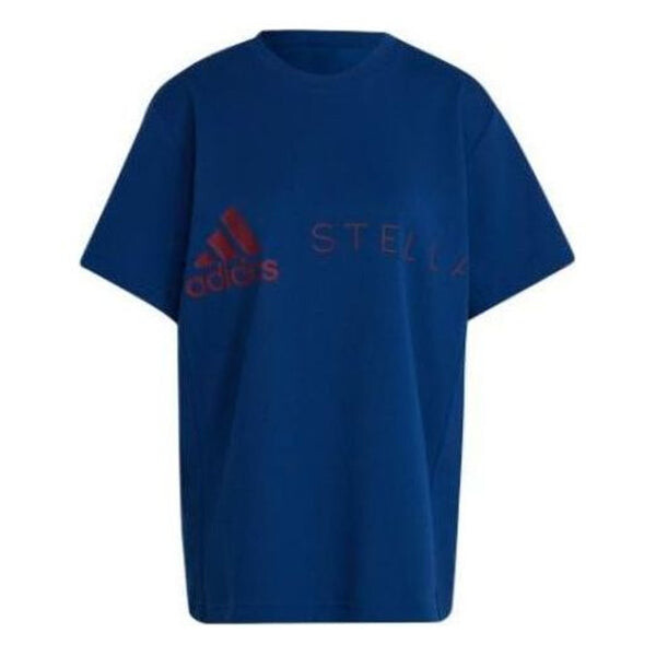 

Футболка от Stella McCartney логотип футболка Adidas, синий