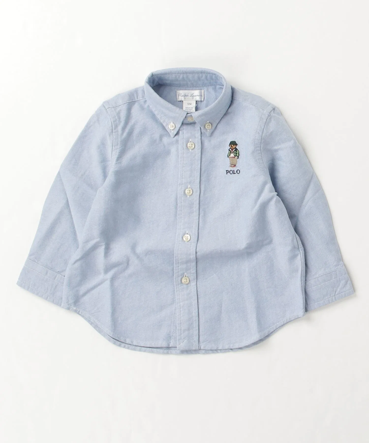 Детская рубашка Polo Ralph Lauren с принтом Polo Bear — фото 3