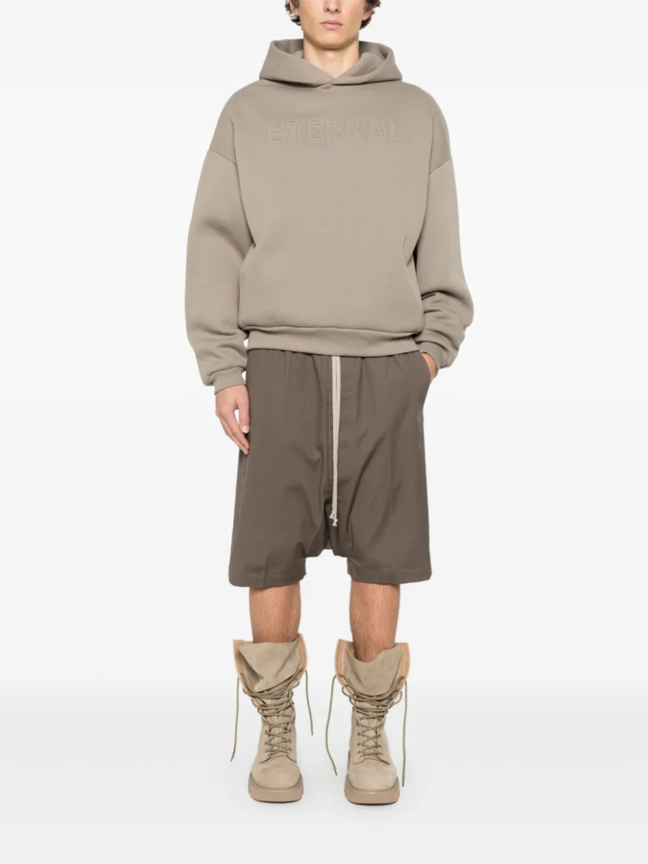 

Вечная толстовка с капюшоном Fear Of God, серый
