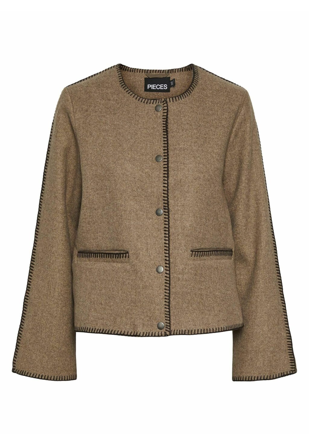 

Летняя куртка PCNIANNA Pieces, коричневый