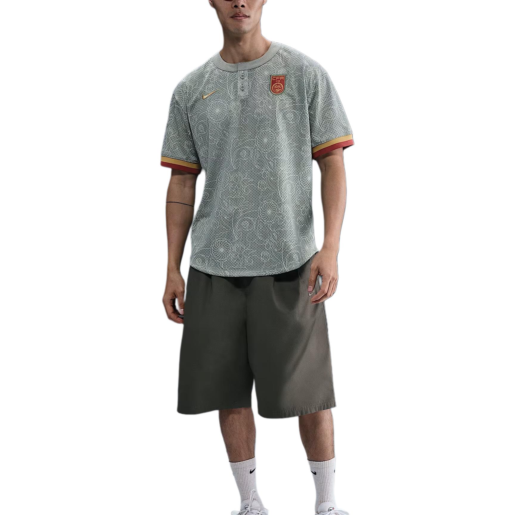 Nike Аутентичная бейсбольная куртка, Mica Green/Club Gold — фото 3