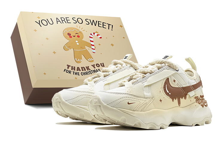 

Кроссовки Nike TC 7900 Lifestyle Shoes Women's Low-top Beige, коричневый