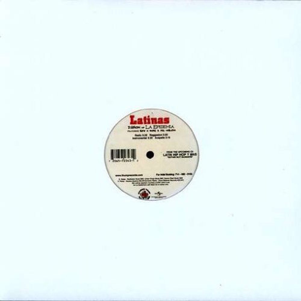 

Виниловая пластинка LP Latinas / Dame Dame (12") - Damon Of La Epidemia