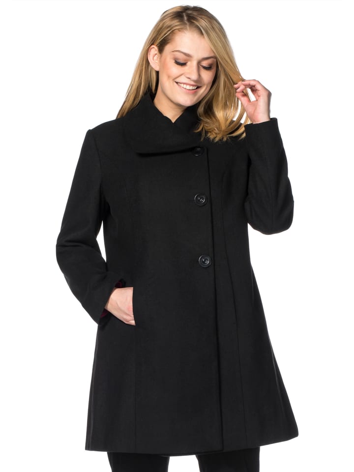 

Зимнее пальто sheego, черный