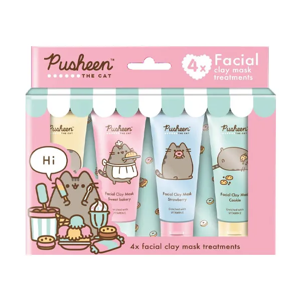 

Пакет из 4 масок для лица Set Mascarillas Pusheen Sence Beauty, 4 UD