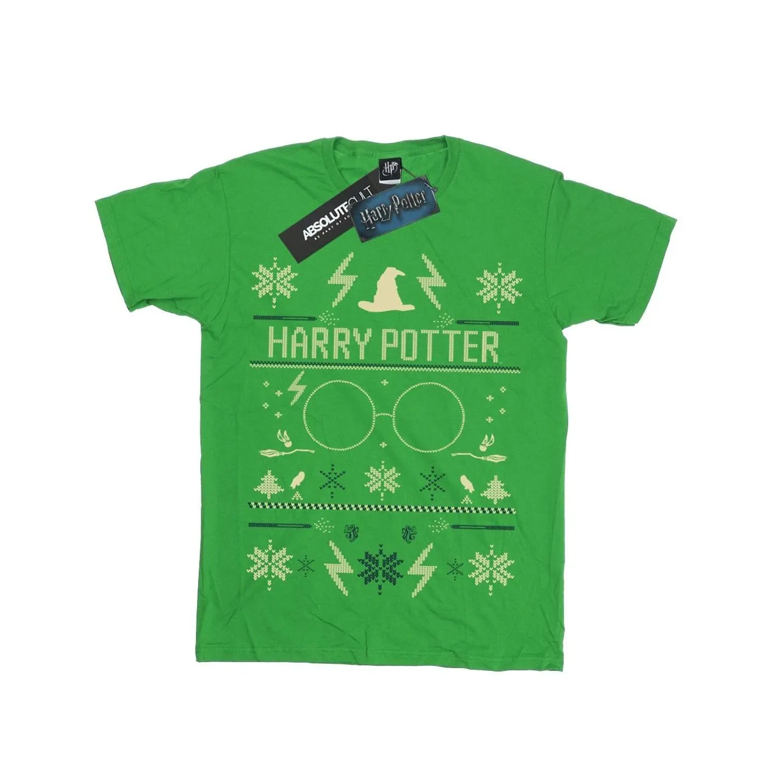 Футболка с принтом Harry Potter, зеленый — фото 2