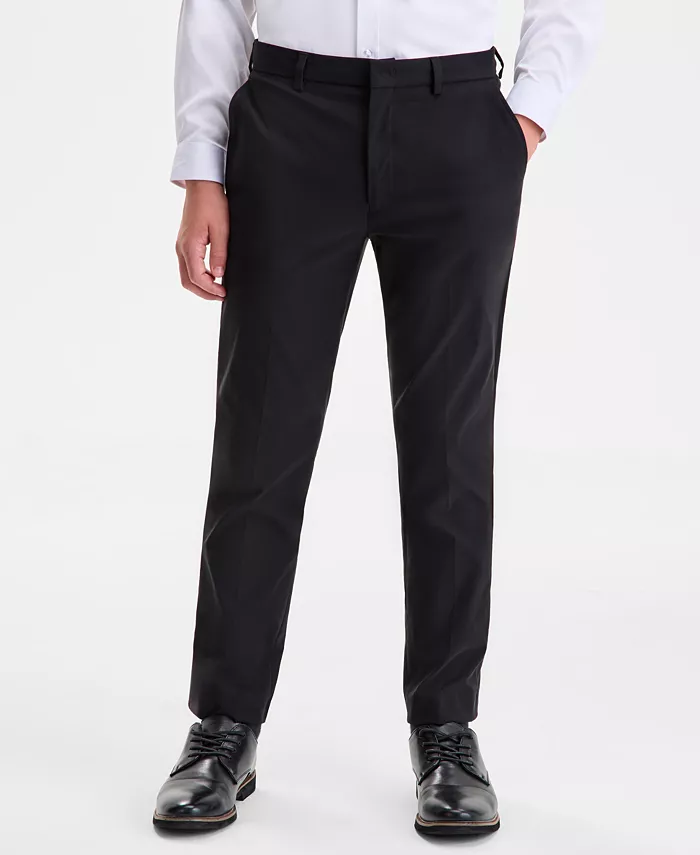 

Мальчиковые классические брюки Black Plain 8-20 B By Brooks Brothers, черный