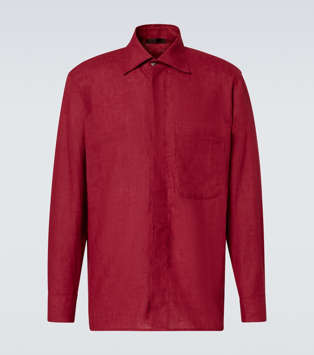 

Льняная рубашка Saman Amel, красный