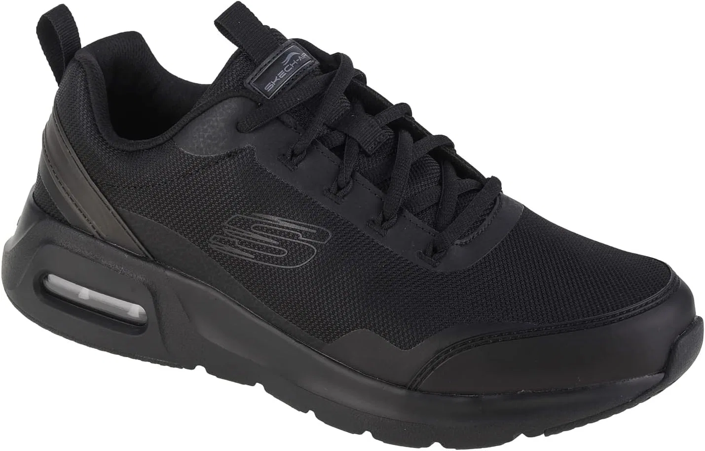 Мужские кроссовки Skechers Skech-air Court Province, Black Synthetic Mesh Trim