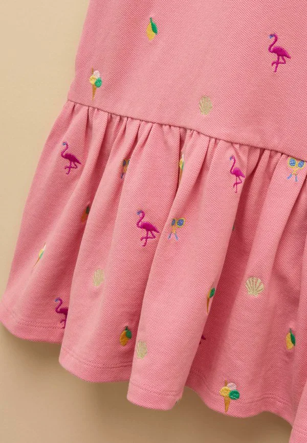 Поло-Рубашка стандартного кроя, повседневное платье Joules, Pink — фото 4