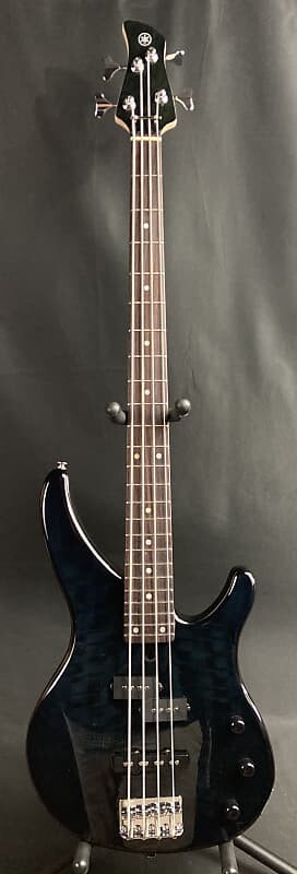 

Басс гитара Yamaha TRBX174EWTBL Exotic Woods 4-String Electric Bass Guitar Transparent Black