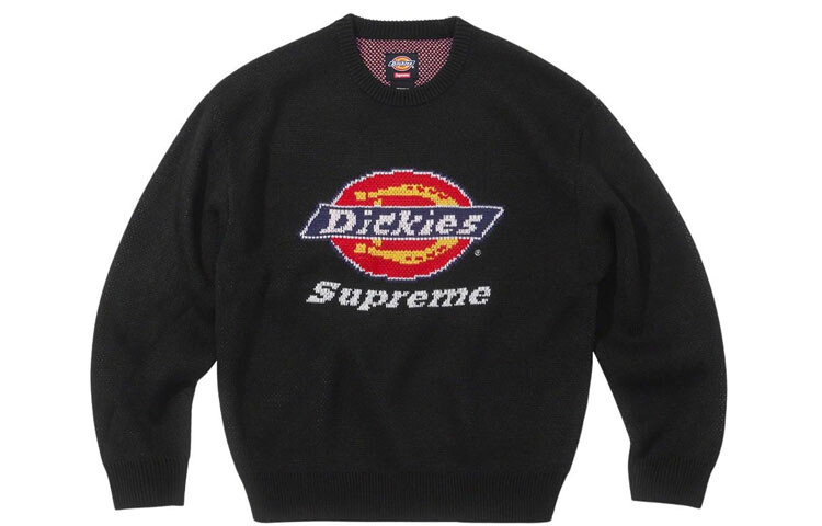 

Supreme Высший свитер унисекс, Черный