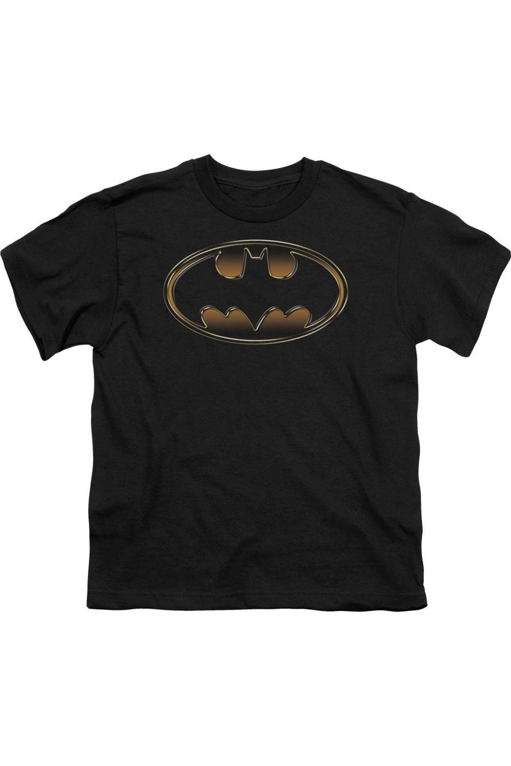 

Футболка Batman с черно-золотым тиснением для детей Gildan