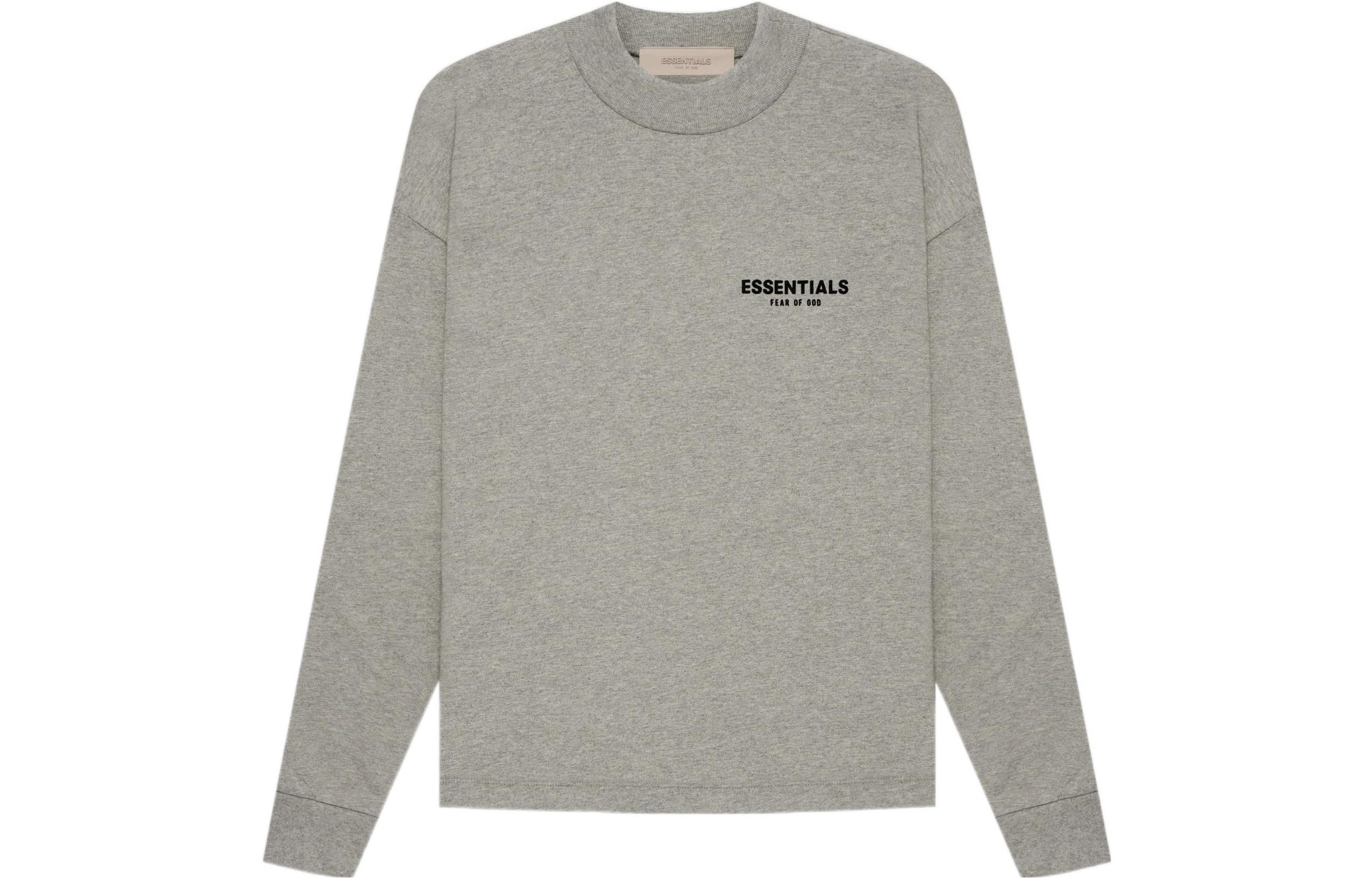 Женская футболка с длинным рукавом SS22 Fear Of God Essentials, цвет Dark Oat — фото 3