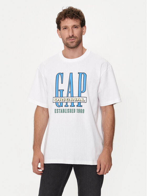 

Футболка стандартного кроя Gap, белый