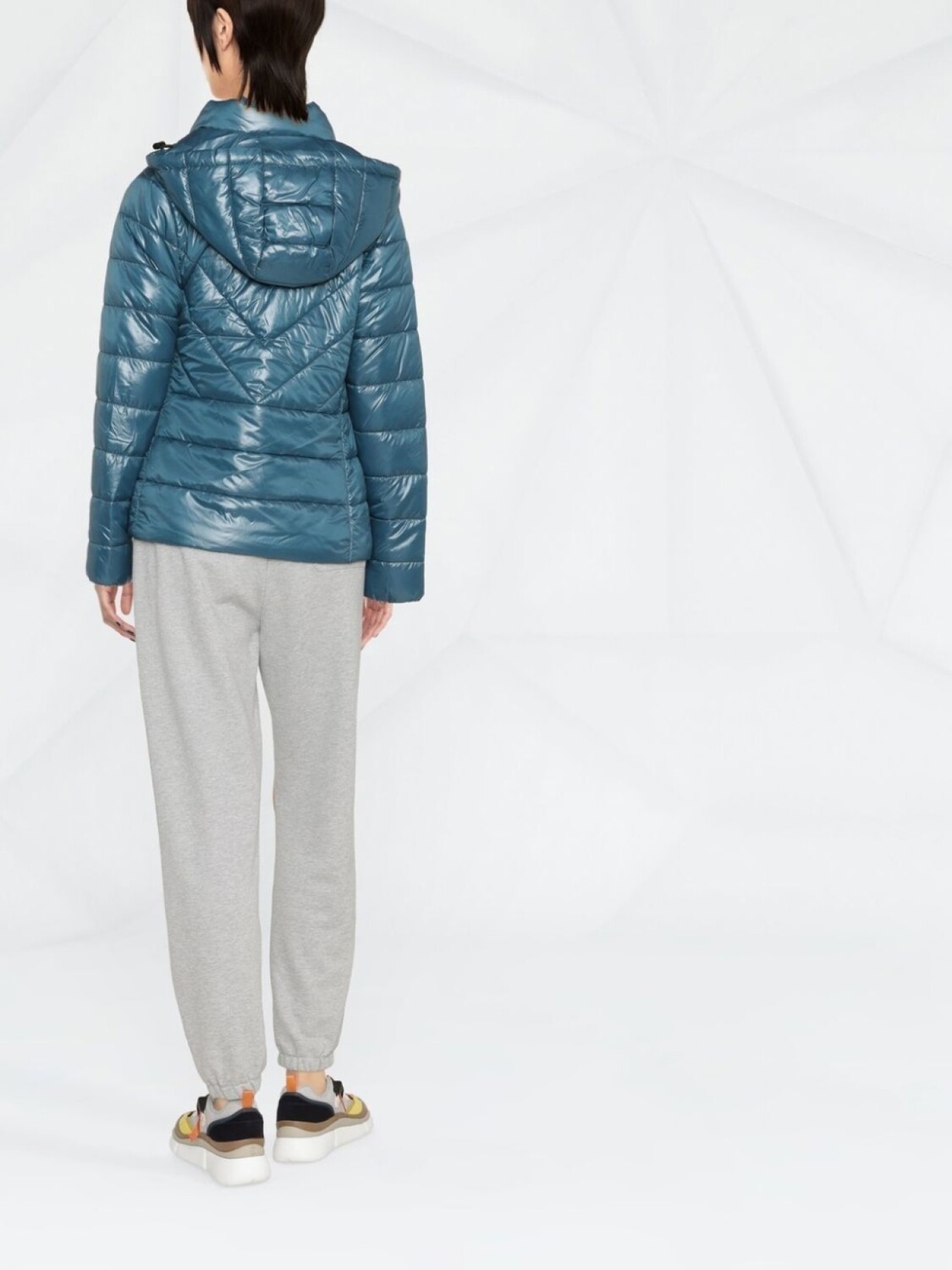Calvin Klein пуховик на молнии, синий — фото 4