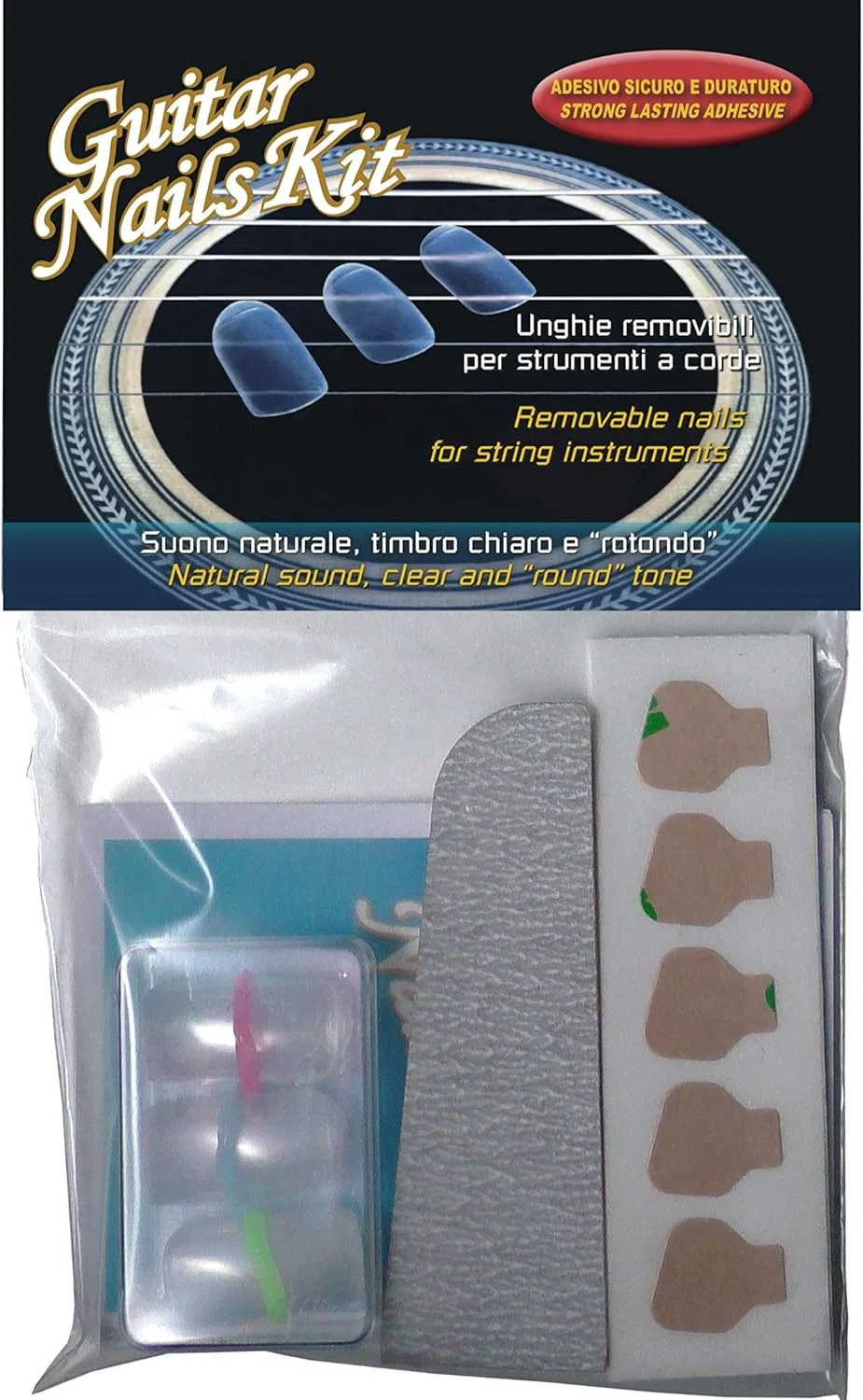 Сменные накладные ногти для гитары Guitar Nails Refill Hard (0) Extra Large Gnk — фото 4