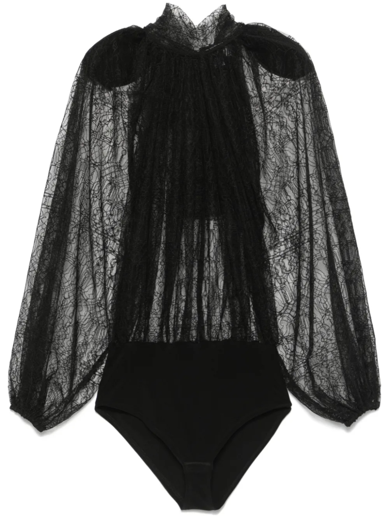 

Кружевное боди Atu Body Couture, черный