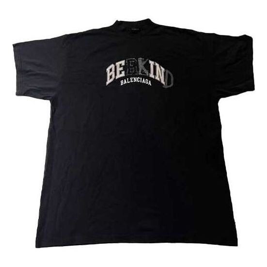 

Футболка be kind crewneck t-shirt 'black' Balenciaga, черный