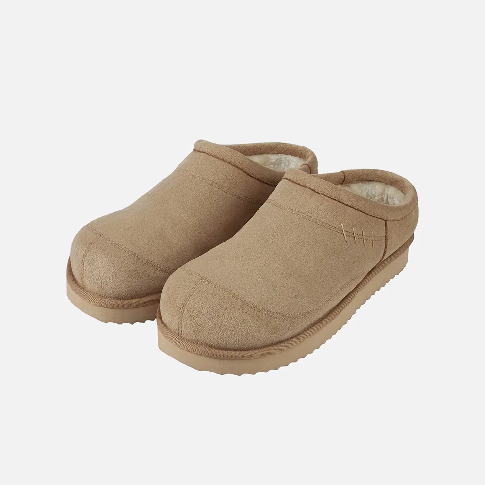 Мужские мюли Wool Snug Slide от Drawfit, коричневые — фото 2