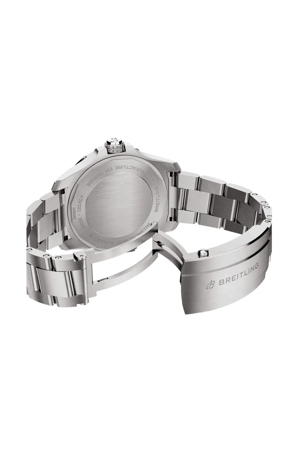 АВЕНДЖЕР АВТОМАТИК GMT 44 - A32320101B1A1 BREITLING, серебряный — фото 4