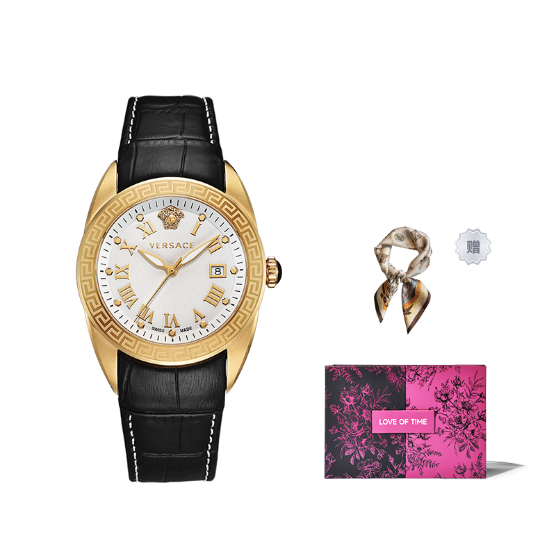 

VERSACE Наручные часы FANSIZHE SF Express Emergency Rescue с кварцевым механизмом, белым циферблатом, мужские часы в фиолетовой розовой коробке