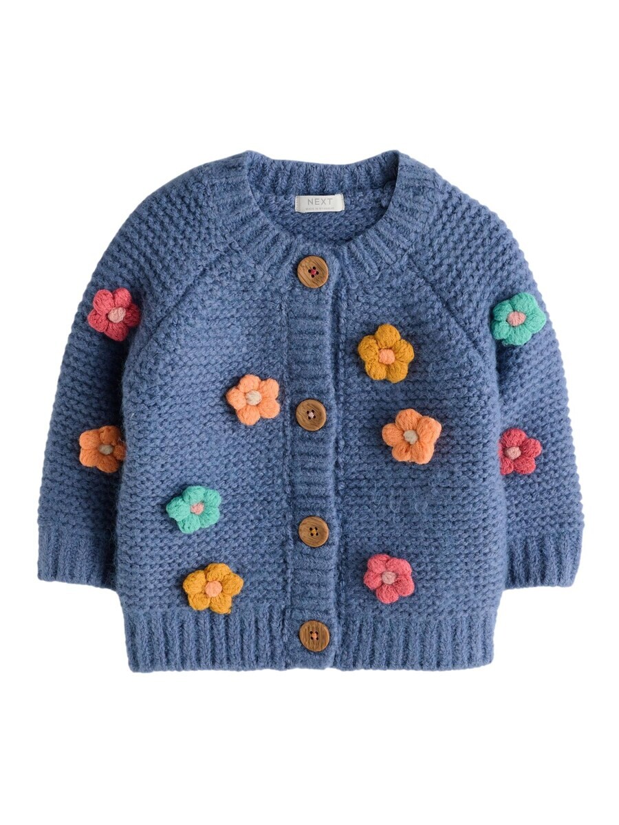 

Вязаный кардиган Next Knit Cardigan, синий