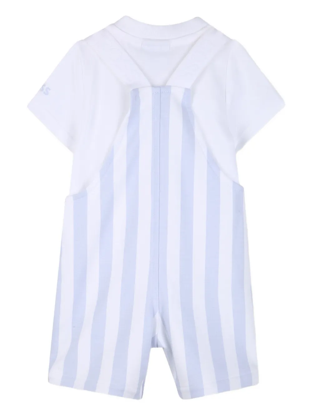 Комплект для новорожденного в полоску Boss Kidswear, белый — фото 3