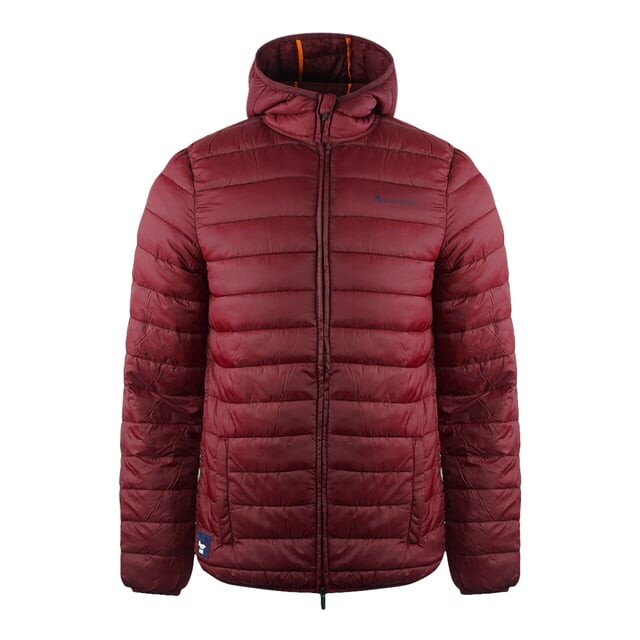 

Бордовая активная куртка с капюшоном с логотипом London Aquascutum, красный