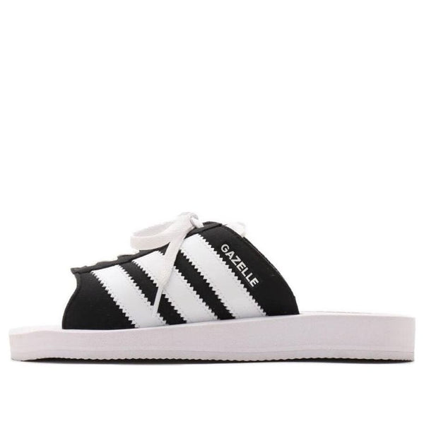 Тапочки gazelle beach slides Adidas, белый