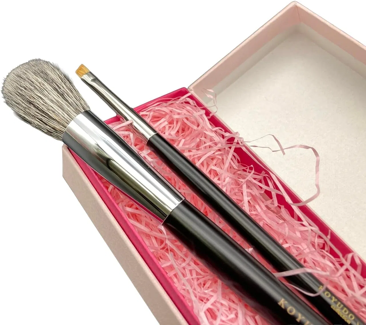 Набор кистей для щек и бровей Kumano Brush Koyudo Collection черный