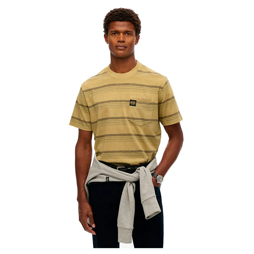 

Футболка с коротким рукавом Superdry Contrast Stripe, желтый