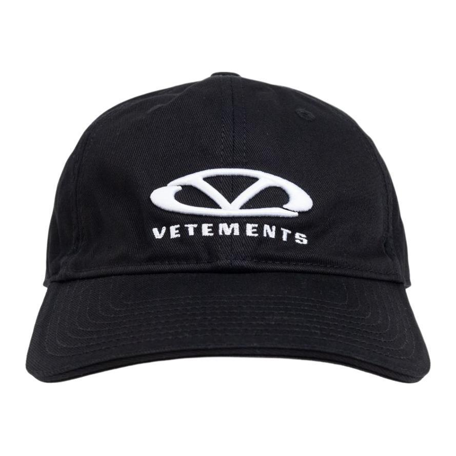 

Vetements Бейсболка с вышитым логотипом, Black