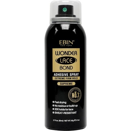 

EBIN Wonder Lace Bond Spray 80 мл Экстремальная фиксация Ebin New York