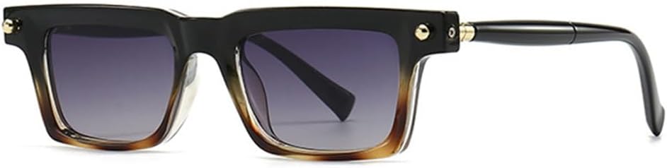 

Модные солнцезащитные очки с градиентным переходом цвета для женщин, ретро-очки для мужчин, трендовые очки в стиле панк с заклепками, солнцезащитные очки UV400 TYUVIVO, Brown Tea Gradient