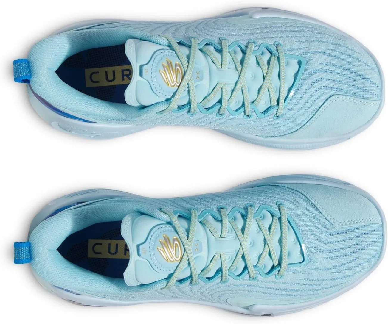 Кроссовки Under Armour Curry 12 Pisces - мужские (Stream/White) — фото 4