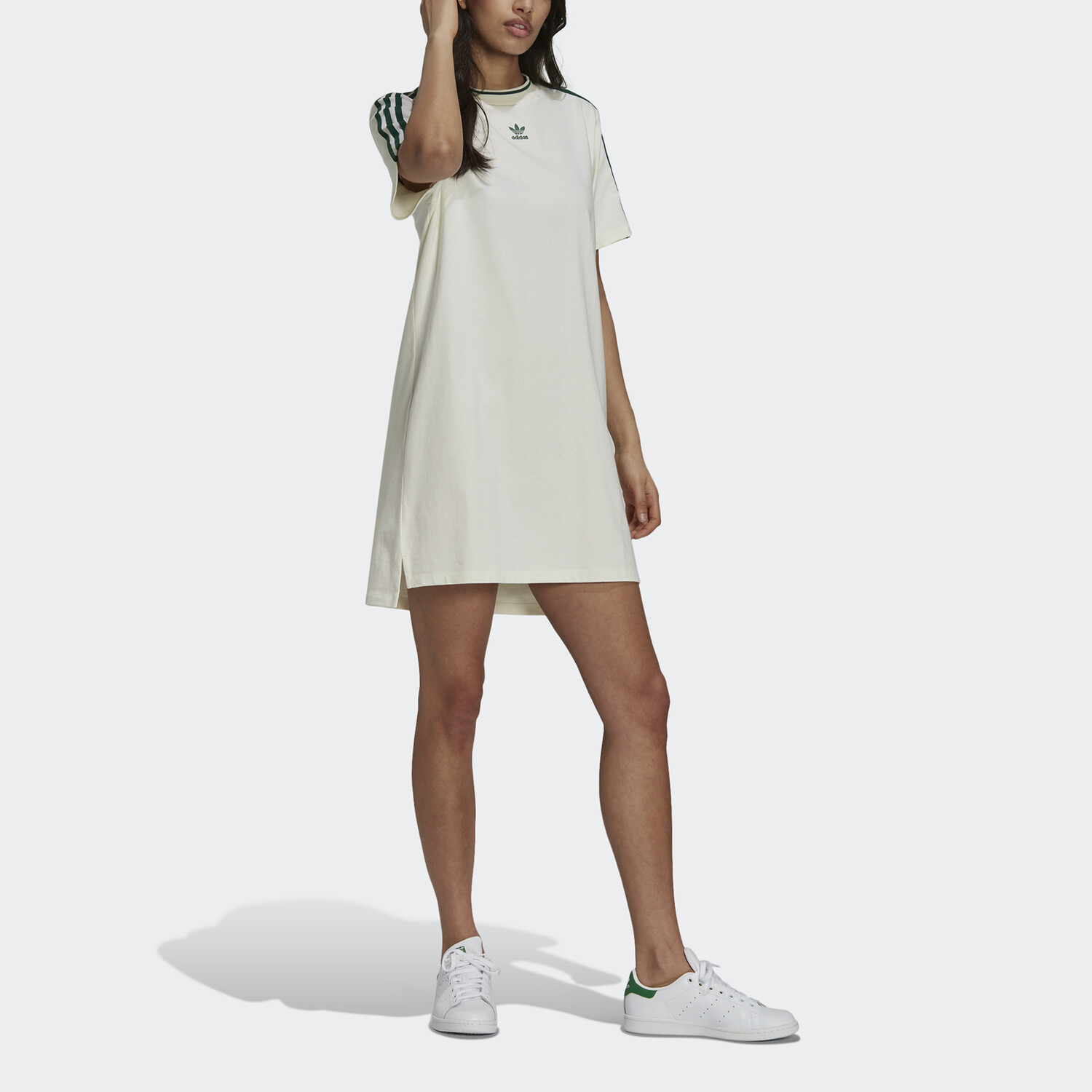 TENNIS LUXE Короткое платье с рукавами женское, цвет белый Adidas Originals — фото 2