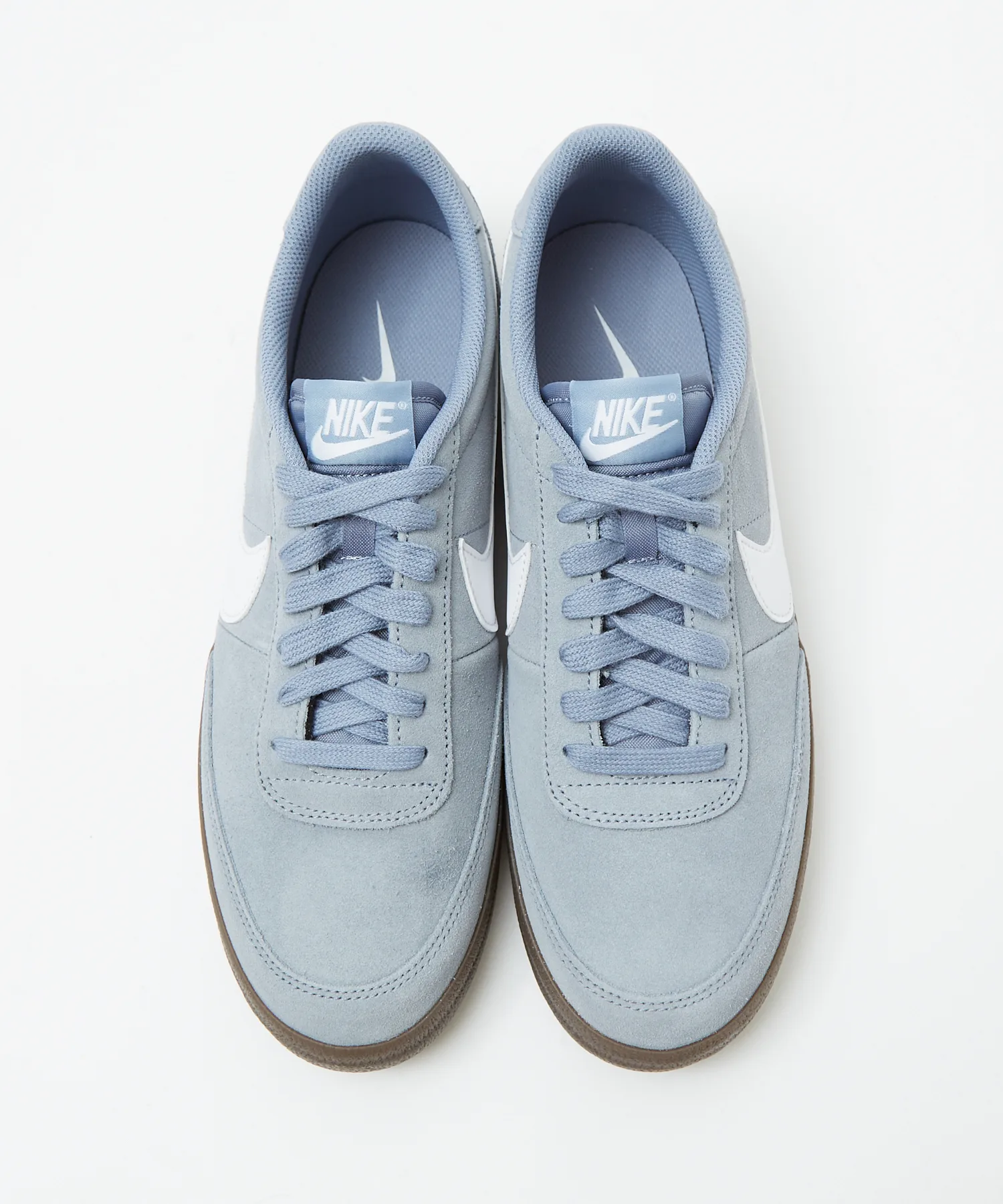 Унисекс кроссовки из замши и кожи Killshot 2 NIKE серые — фото 2