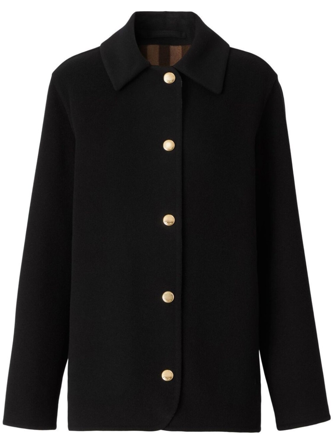 

Шерстяной пиджак Burberry, черный