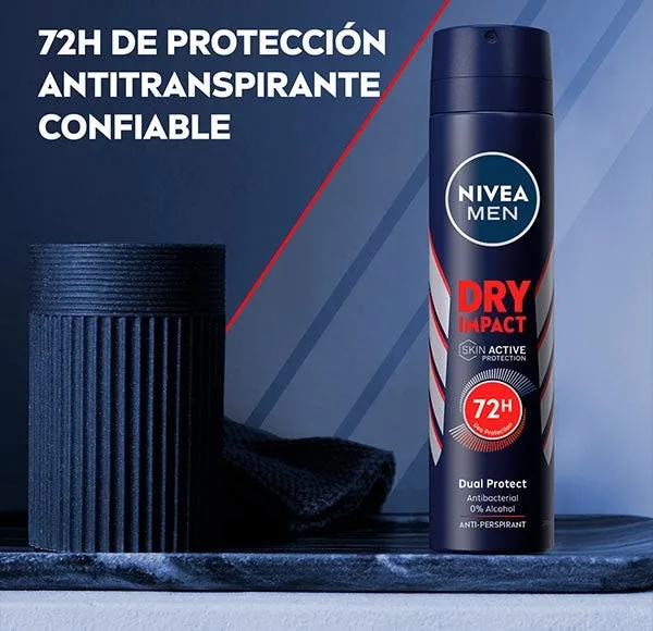 72-часовой дезодорант-спрей NIVEA Dry Impact 200 мл — фото 3
