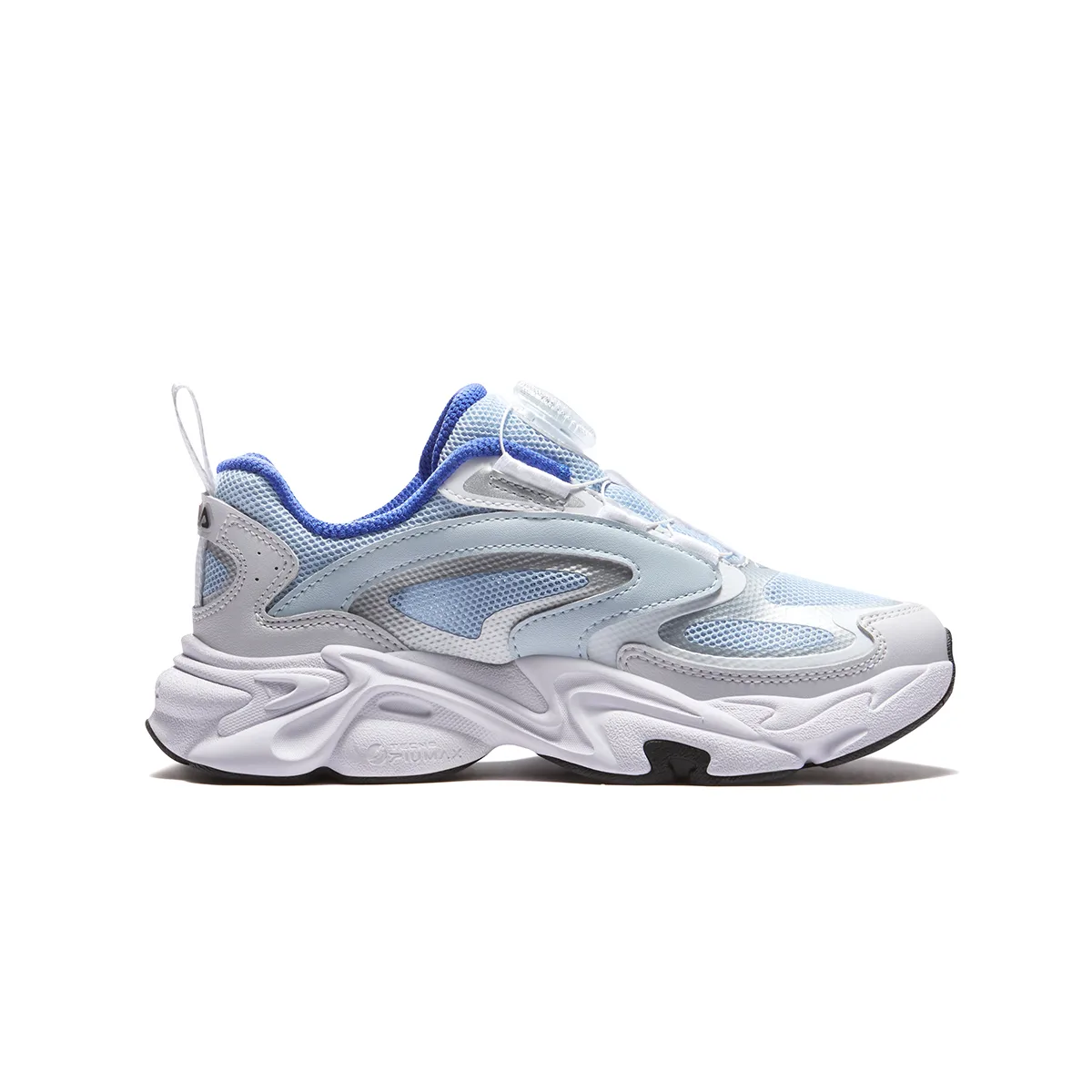 Heritage FHT Synthetic Leather, Textile Running Shoes Kids' FILA KIDS, f-sw sky синий/fila белый — фото 4