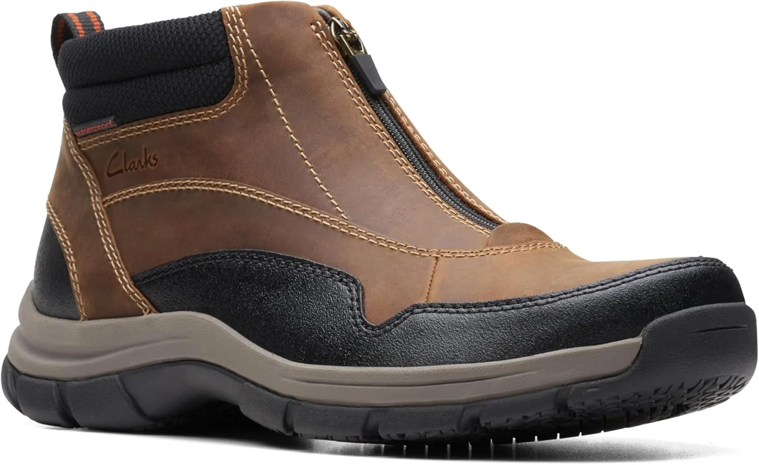 Мужские ботинки Clarks Walpath родом из Оксфорда, темно-коричневый — фото 3