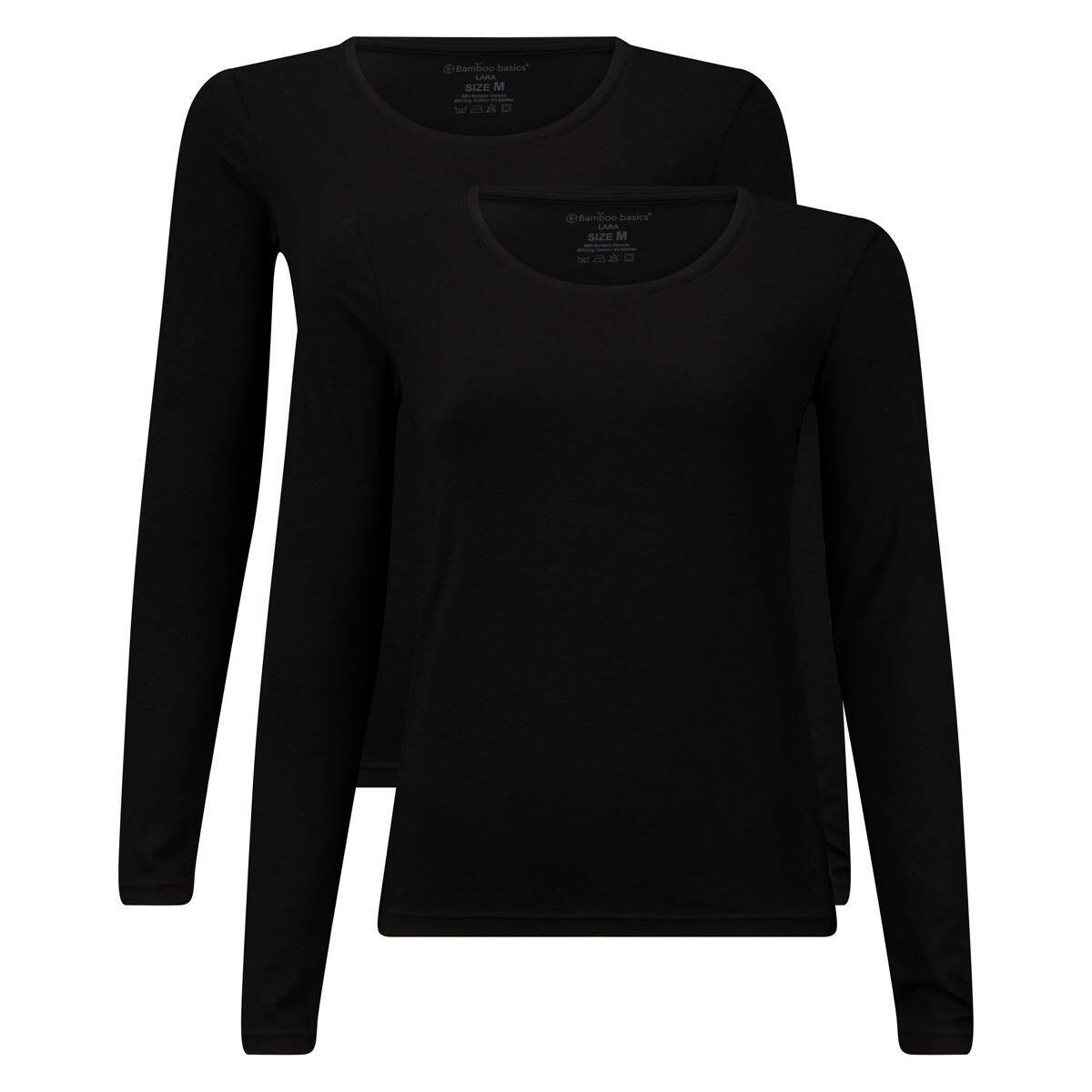 

Майка Bamboo Basics Longsleeve 2er Pack, черный