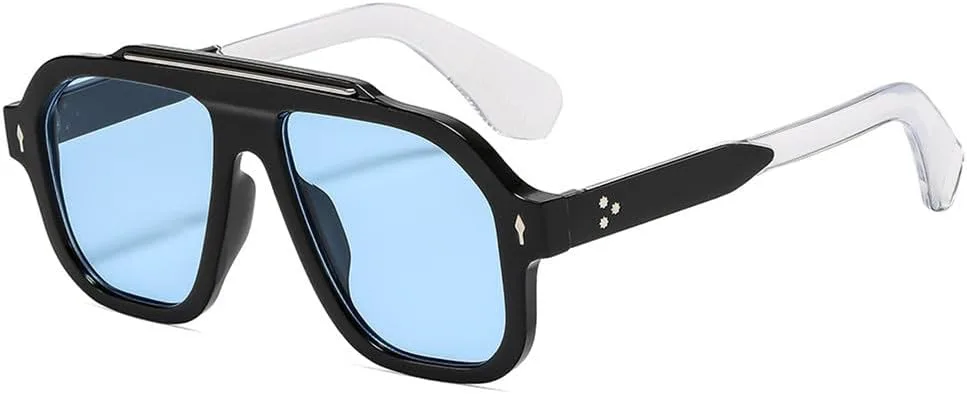 

Солнцезащитные очки UV400 с градиентным сине-желтым рисунком, подходящие для женщин и мужчин, для бега и занятий спортом на открытом воздухе UYPTK, Black Blue