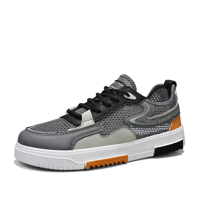 

SHOUBA Серые мужские кеды на низком ходу, цвет Gray