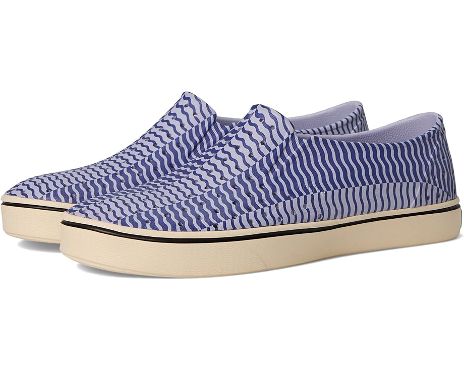 

Лоферы Native Shoes Miles Bloom Wanderfoam Print, цвет Future Purple/ Bone White/ Ink Wiggle Stripe